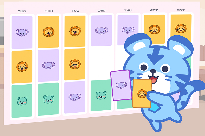 AI auto-generating a shift table